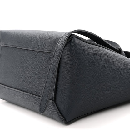 Celine Grained Calfskin Micro Belt Bag Navy Blue 10 of 10