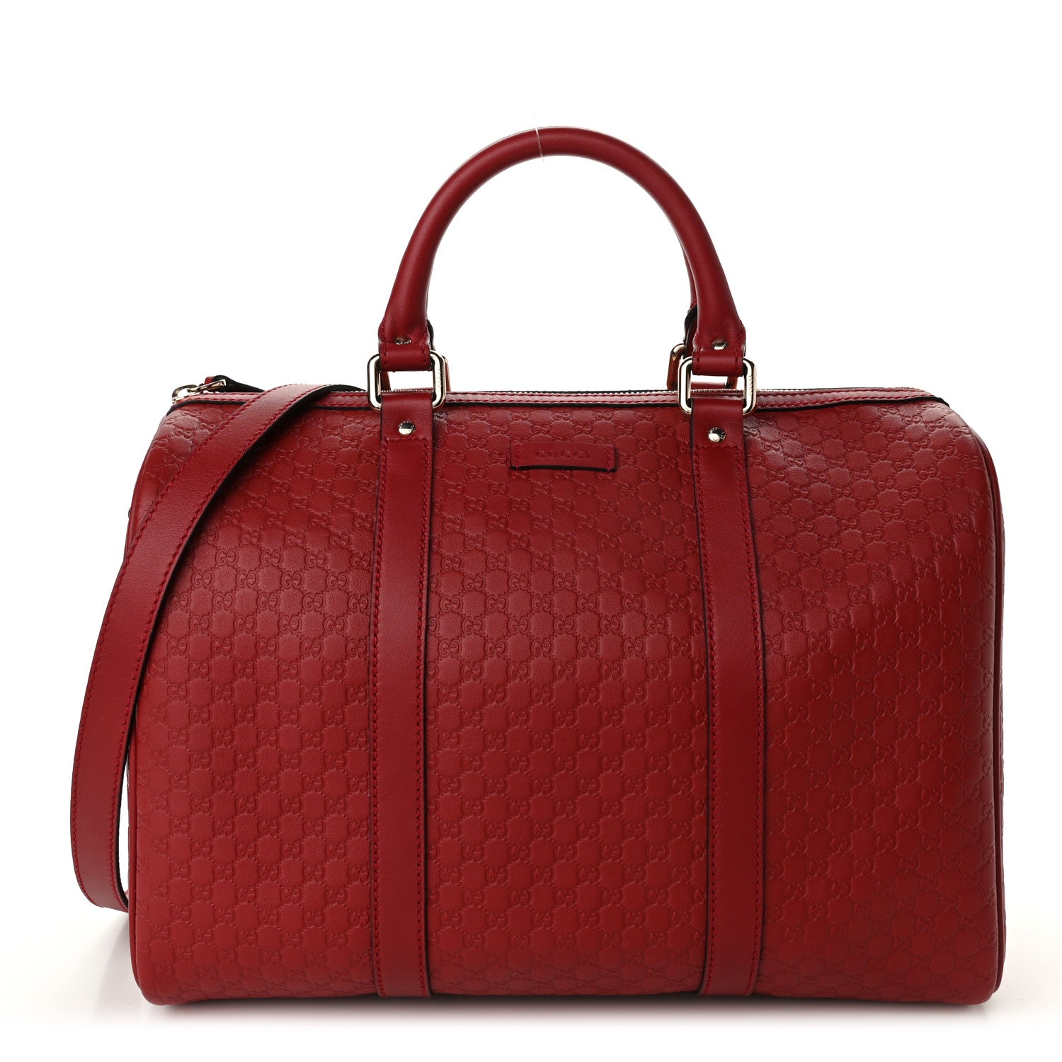 Gucci Microguccissima Medium Boston Red 1 of 9