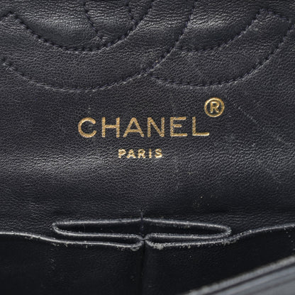 Chanel Lambskin Quilted Small Double Flap Navy 6 of 20