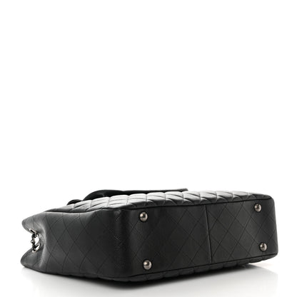 Chanel Caviar Quilted Flap Tote Black 4 of 13