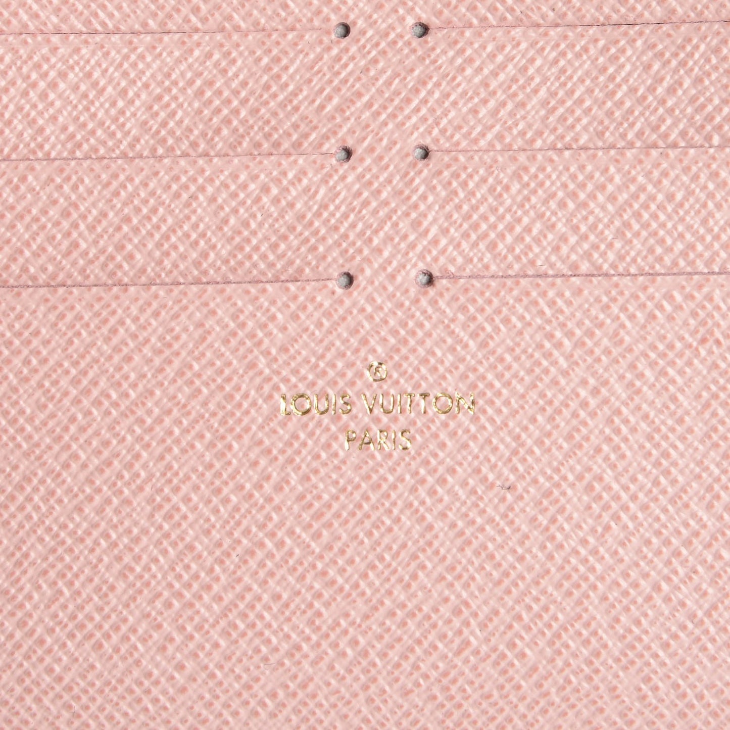 Calfskin Felicie Card Holder Insert Rose Ballerine