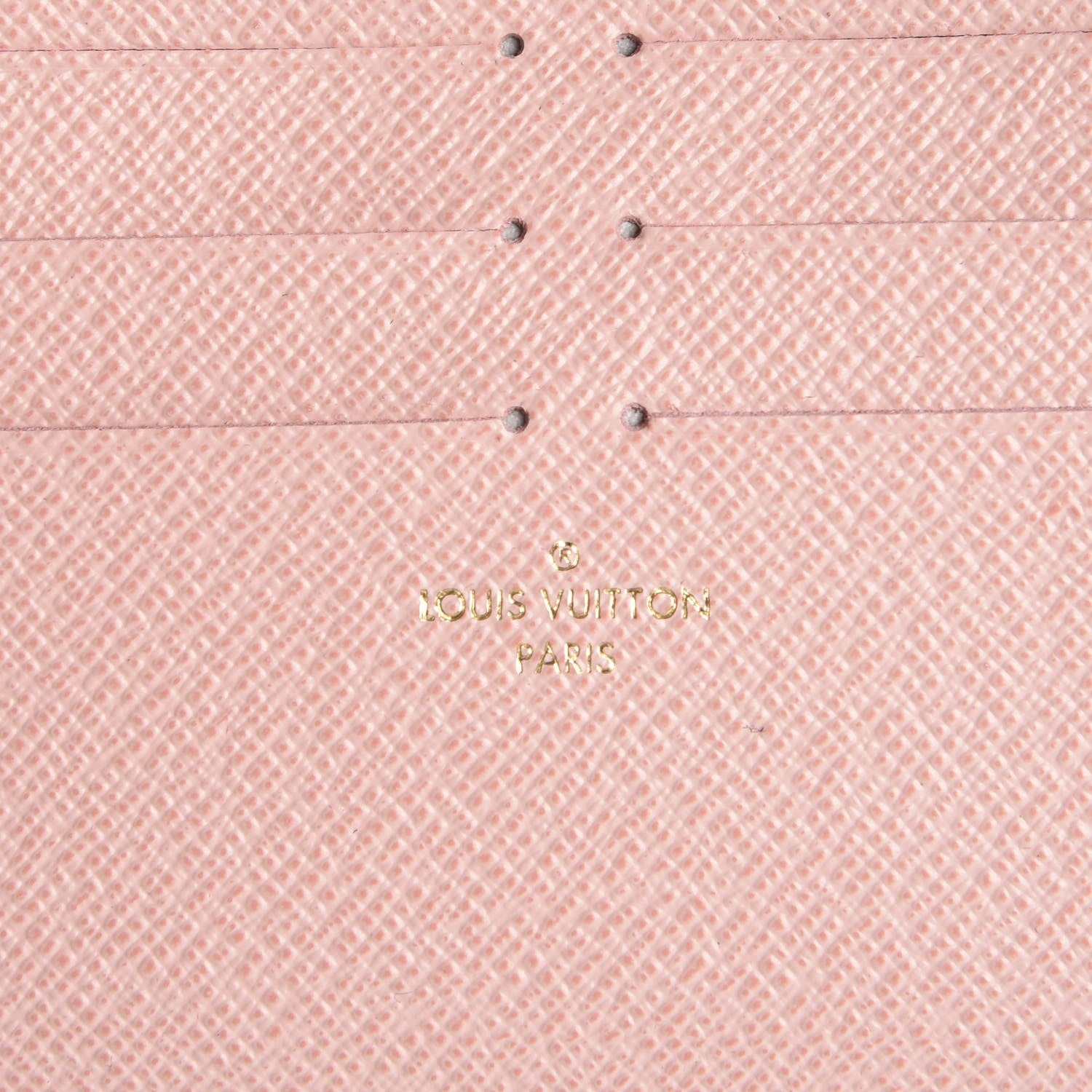 Louis Vuitton Calfskin Felicie Card Holder Insert Rose Ballerine 6 of 6