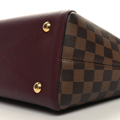 Louis Vuitton Damier Ebene Cuir Taurillon Hyde Park Fuchsia 9 of 9
