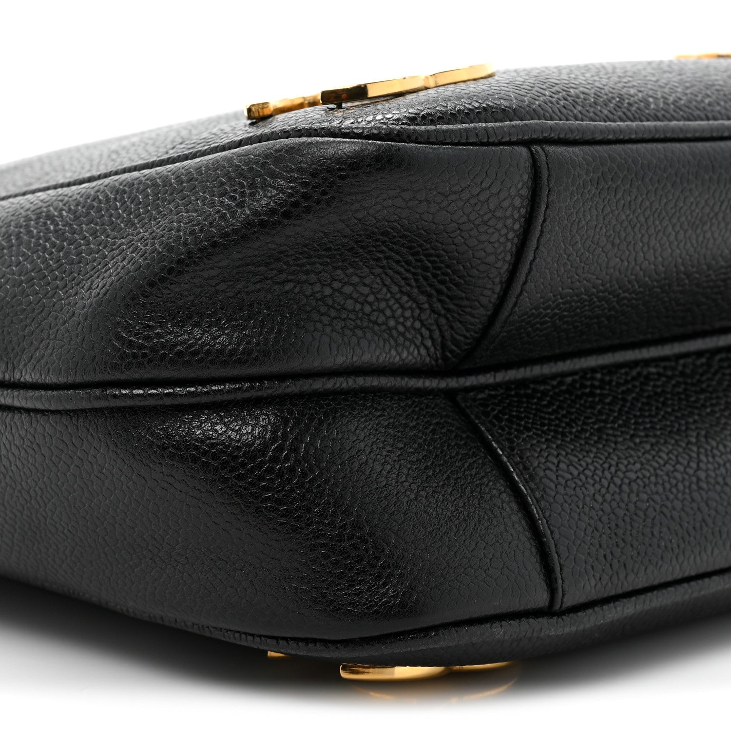 Chanel Caviar Triple CC Shoulder Bag Black 11 of 16