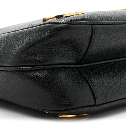 Chanel Caviar Triple CC Shoulder Bag Black 11 of 16