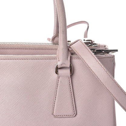 Prada Saffiano Small Galleria Double Zip Tote Mughetto 11 of 19