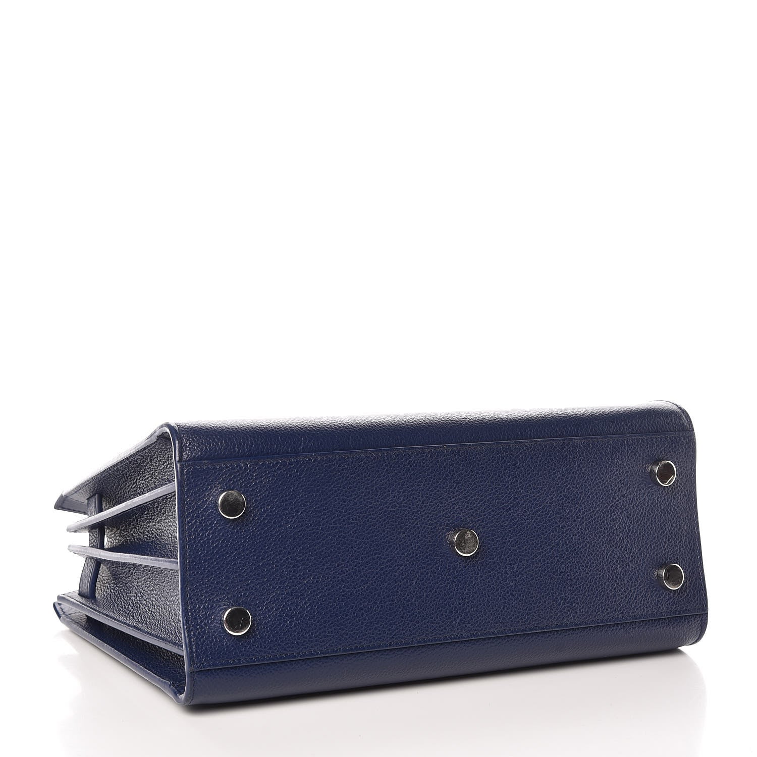 Saint Laurent Grained Calfskin Baby Sac De Jour Marine 4 of 17