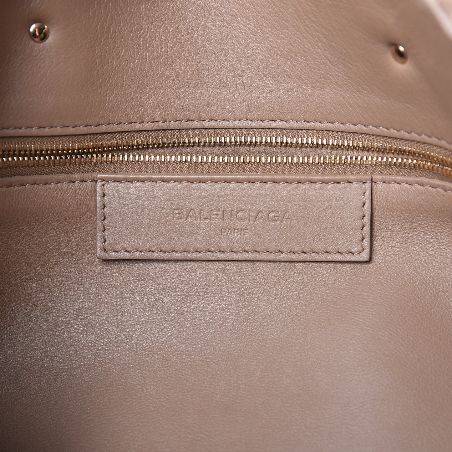 Shearling Papier B4 Zip Around Tote Marron