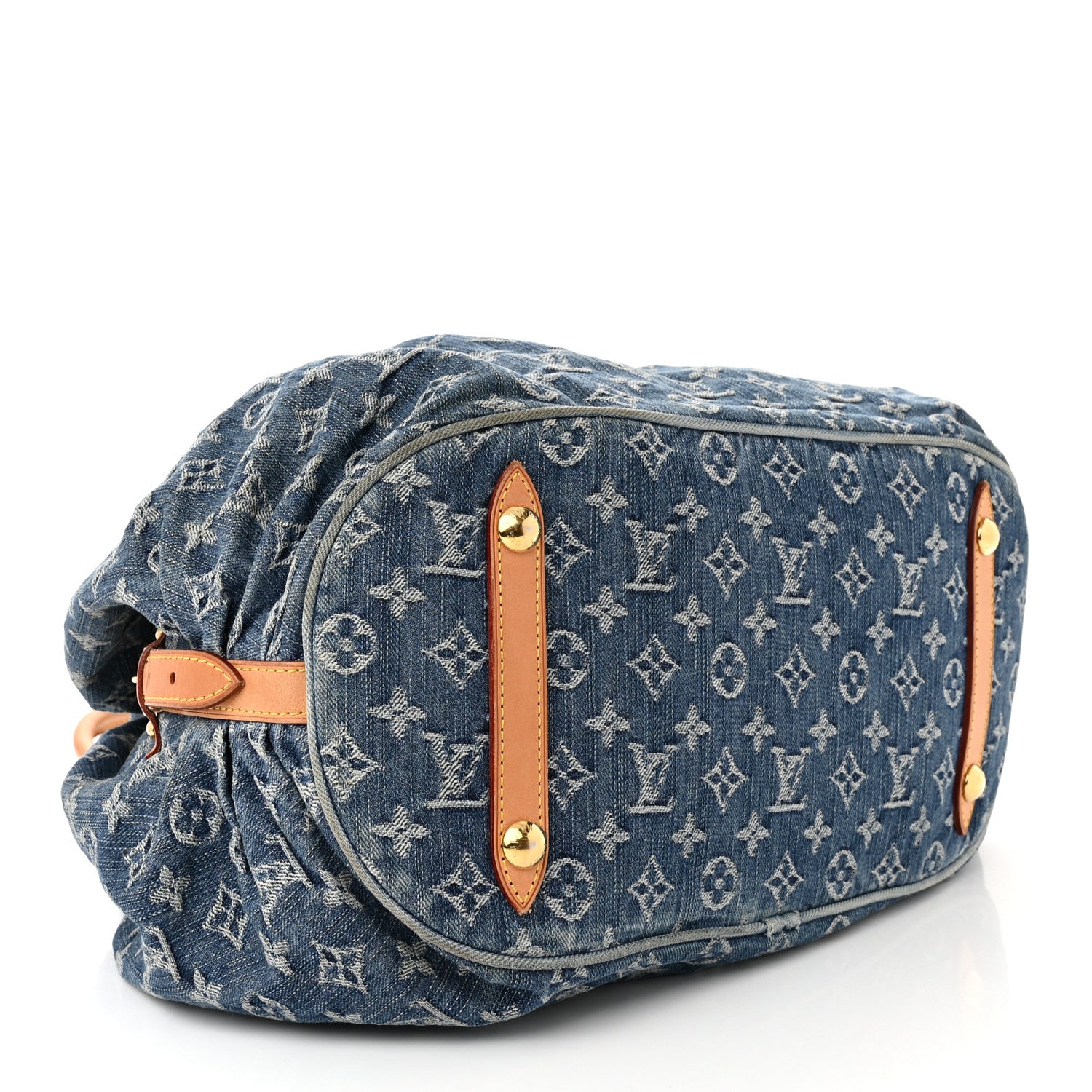 Louis Vuitton Denim Mahina XL Blue 4 of 9