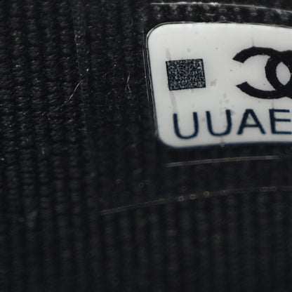 Chanel Lambskin Quilted Flap Card Holder Wallet So Black 8 of 9