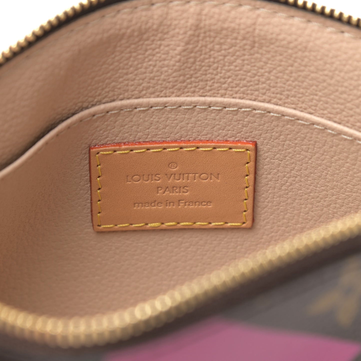 Monogram Game On Cosmetic Pouch