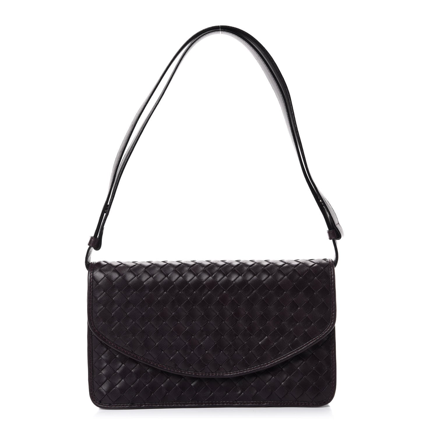 Bottega Veneta Nappa Intrecciato Shoulder Bag Quetsche 1 of 12