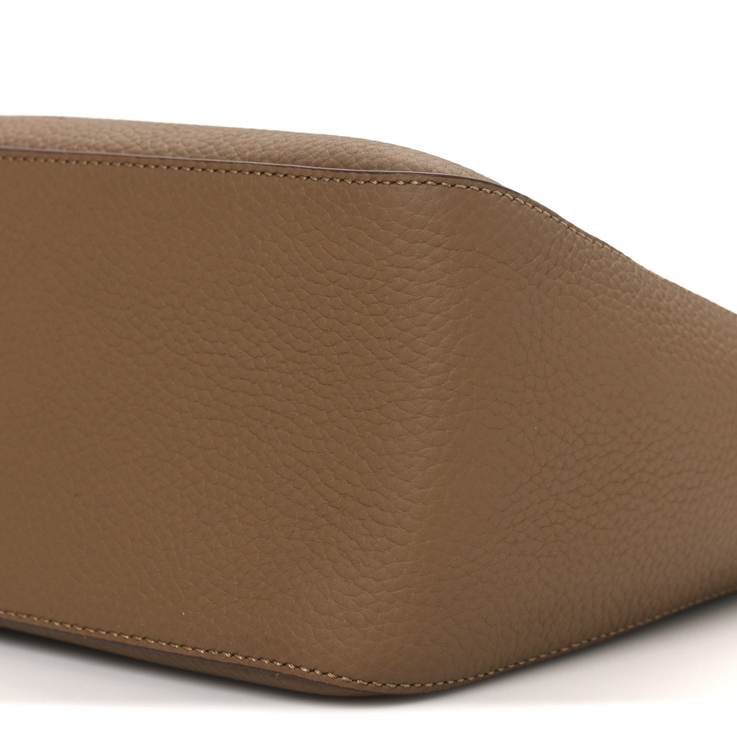 The Row Grained Calfskin Small Day Luxe Tote Sandpit 9 of 10