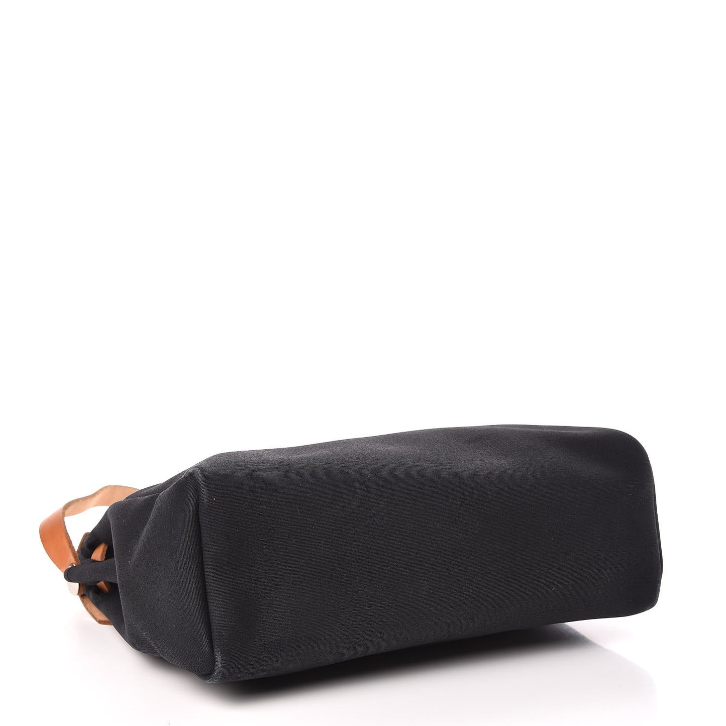 Toile Vache Calfskin Herbag 30 PM Black Natural