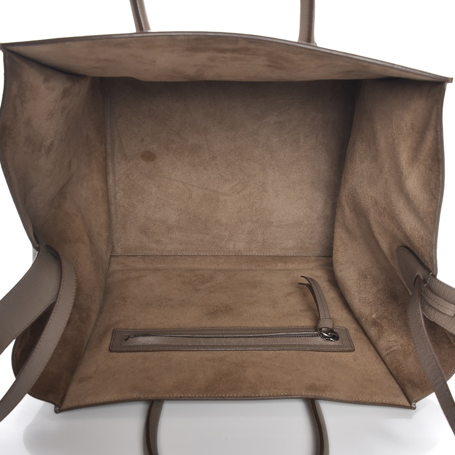 Celine Grained Calfskin Medium Phantom Luggage Taupe 5 of 7