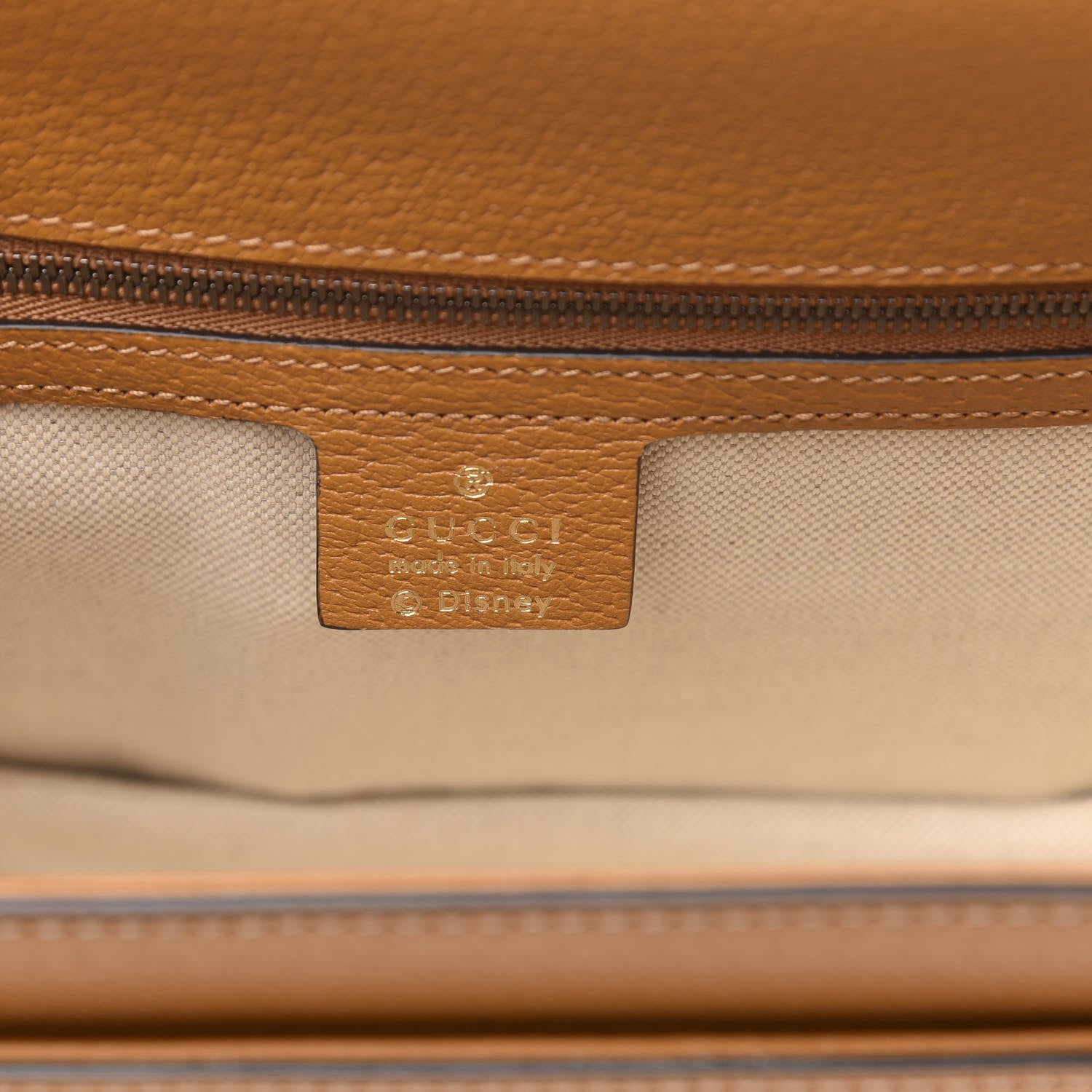 Gucci X DISNEY Mini Vintage GG Supreme Monogram Mickey Mouse Small Flap Messenger Bag Beige Vintage Sun Oil 6 of 11