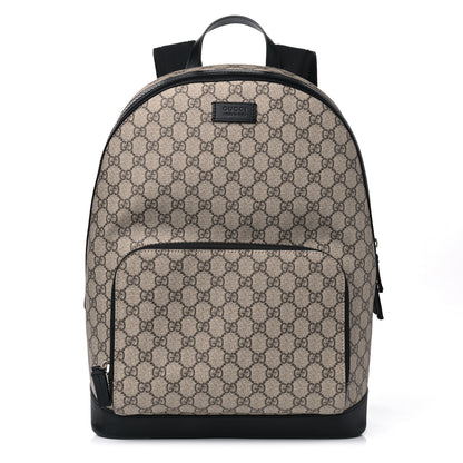 Gucci GG Supreme Monogram Medium Backpack Black 1 of 4
