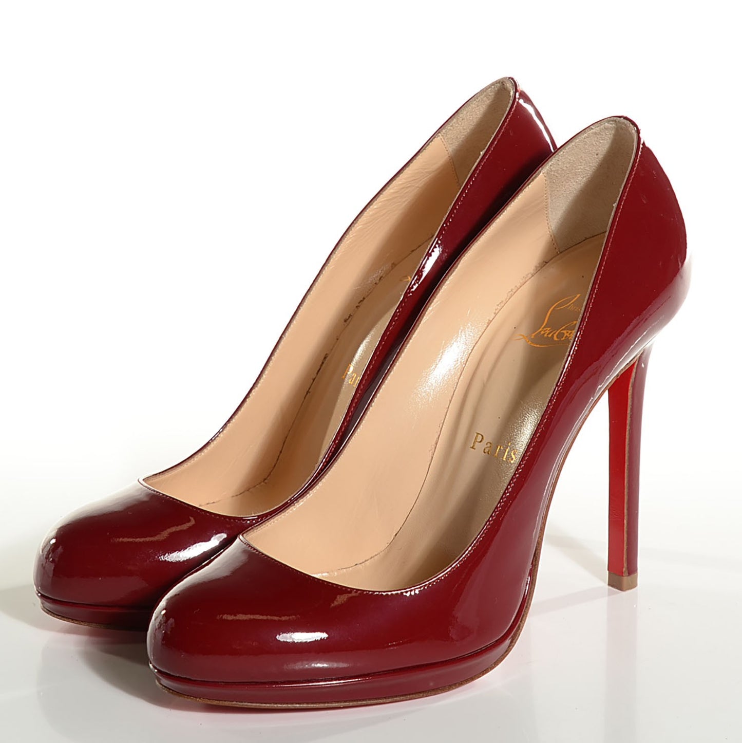 Patent Fifi 100 Pumps 38 Red