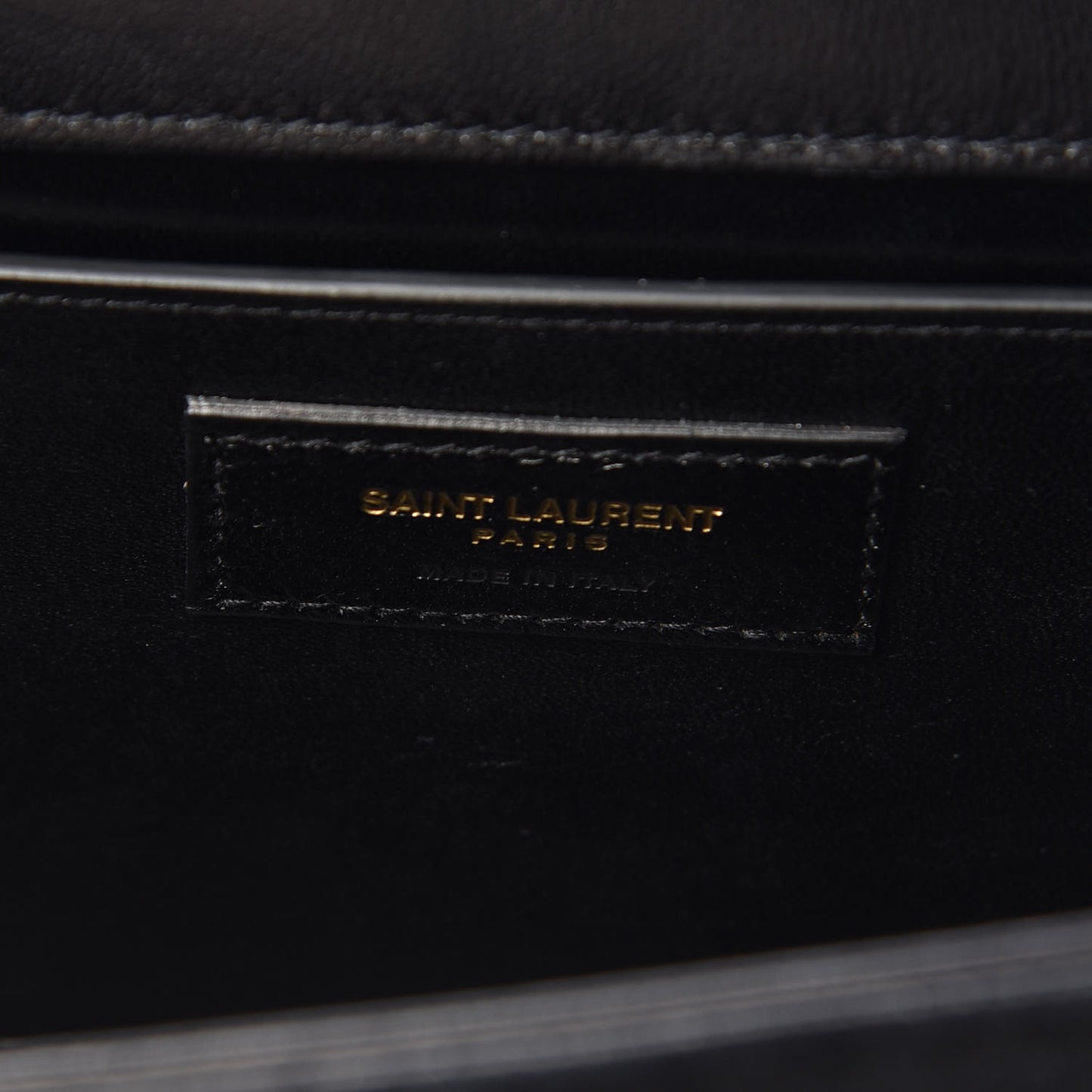 Suede Crystal Medium Classic Monogram Kate Satchel Black