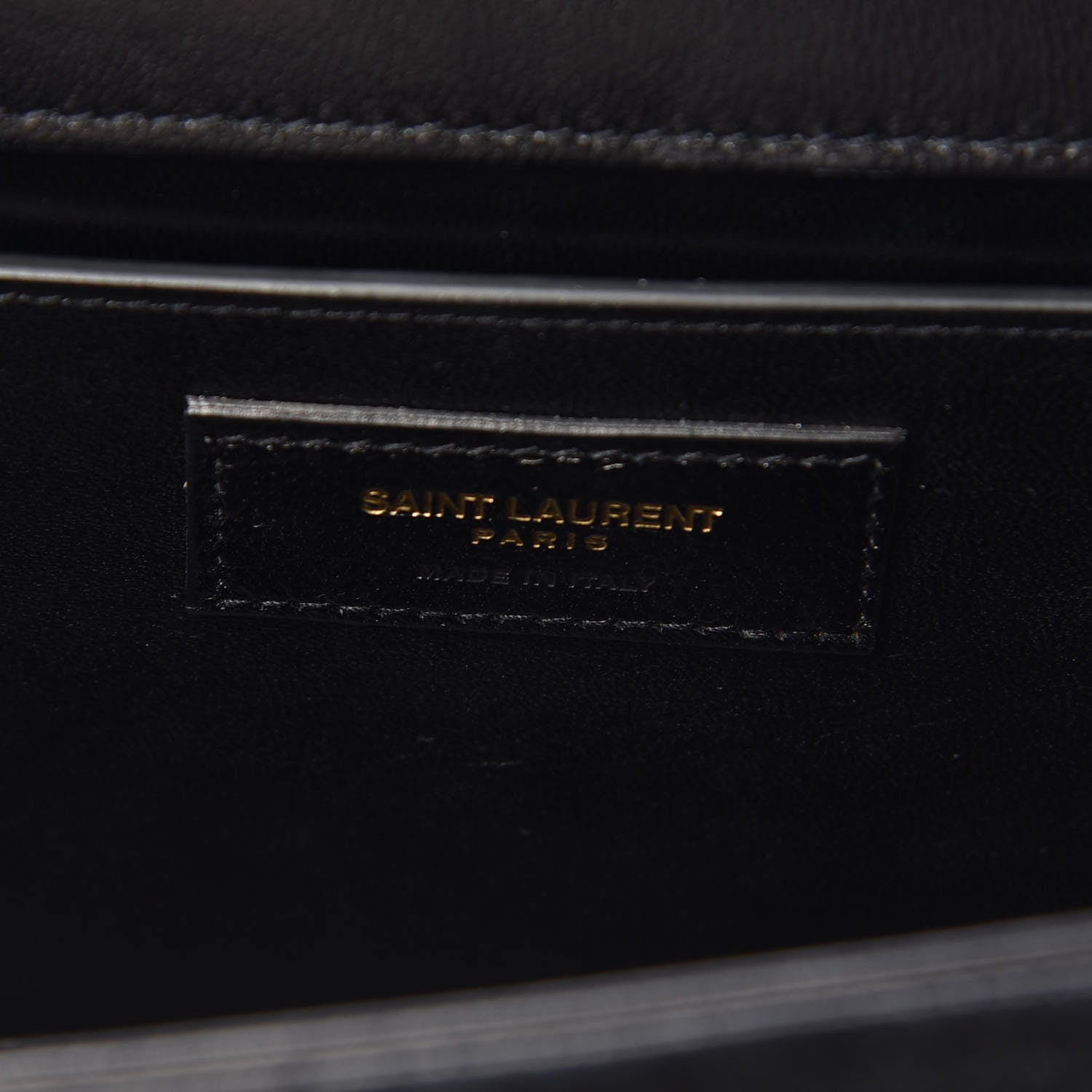 Saint Laurent Suede Crystal Medium Classic Monogram Kate Satchel Black 7 of 15