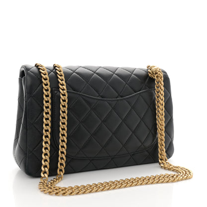 Chanel Lambskin Quilted Small Sweet Camellia Flap Black 3 of 12