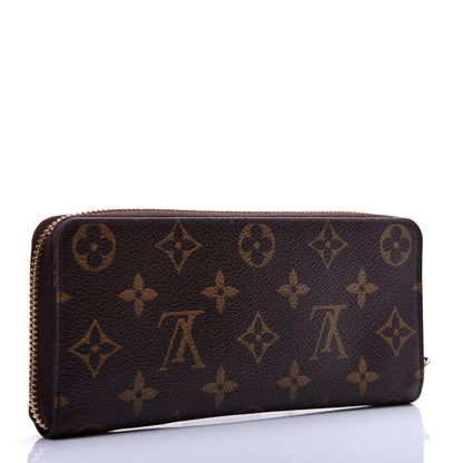 Louis Vuitton Monogram Clemence Wallet Fuchsia 3 of 9