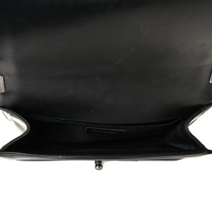 Chanel Lambskin Quilted Medium Boy Flap Black 4 of 8