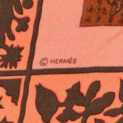 Hermes Cashmere Silk Early America Scarf 90 3 of 4