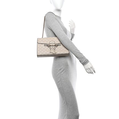 Gucci Guccissima Signature Medium Emily Chain Shoulder Bag Mystic White 2 of 21