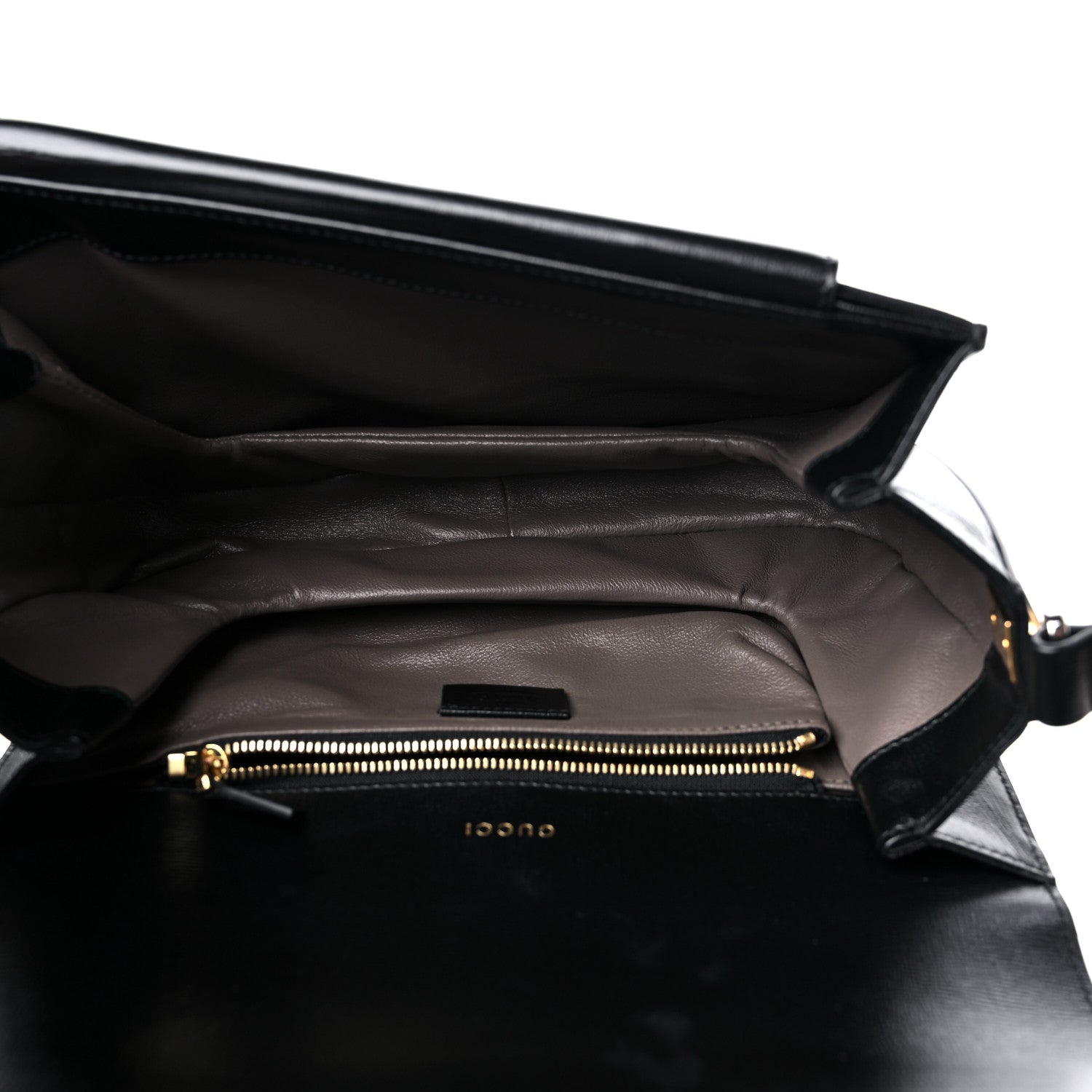 Gucci Azalea Calfskin Small Sylvie 1969 Flap Messenger Bag Black 5 of 11