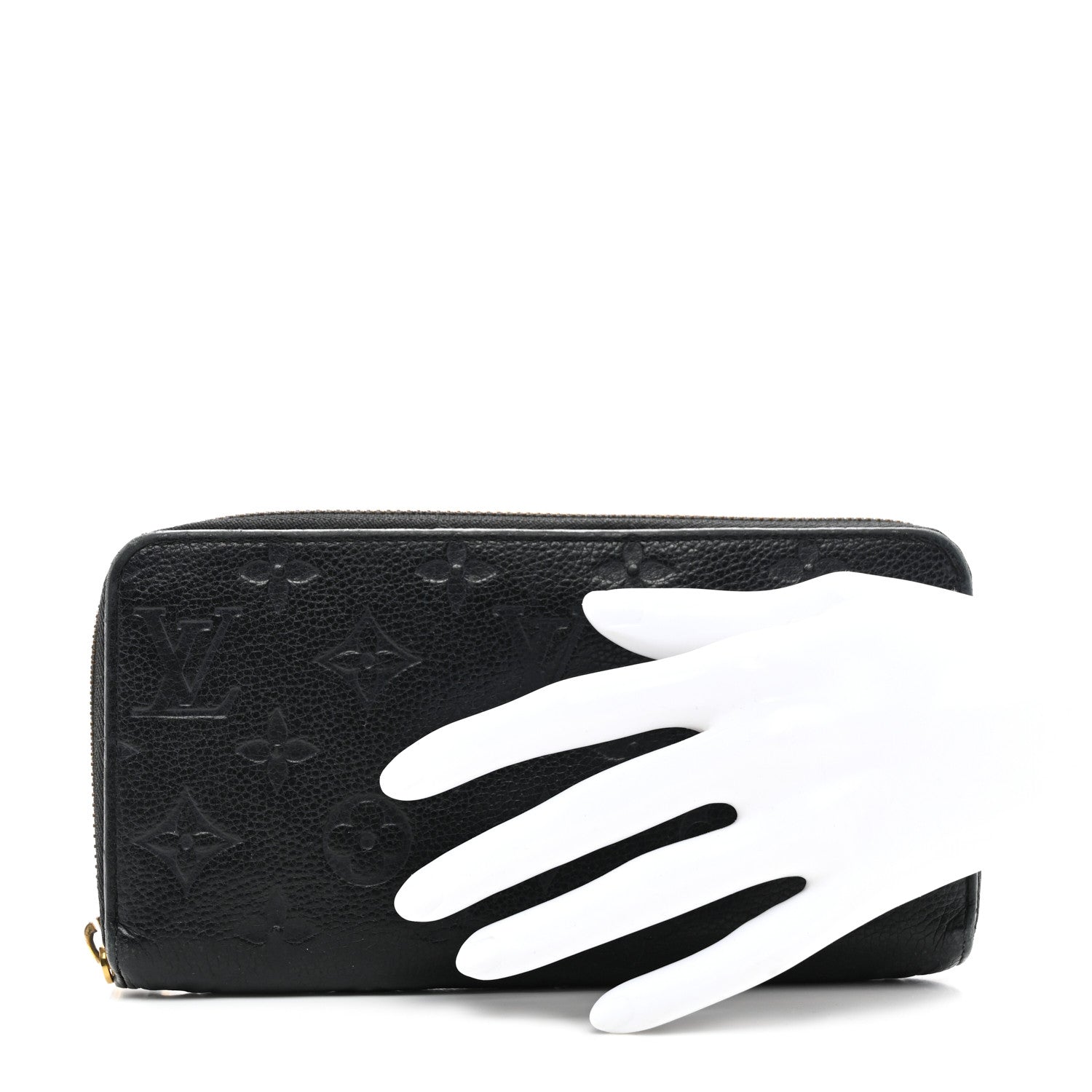 Louis Vuitton Empreinte Zippy Wallet Black 2 of 12