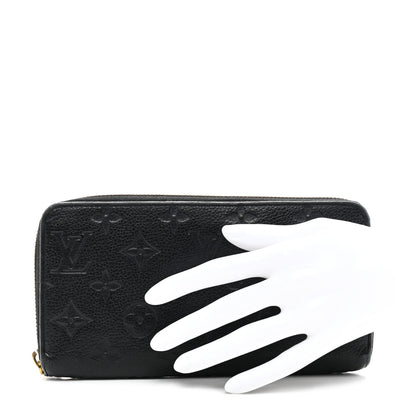 Louis Vuitton Empreinte Zippy Wallet Black 2 of 12
