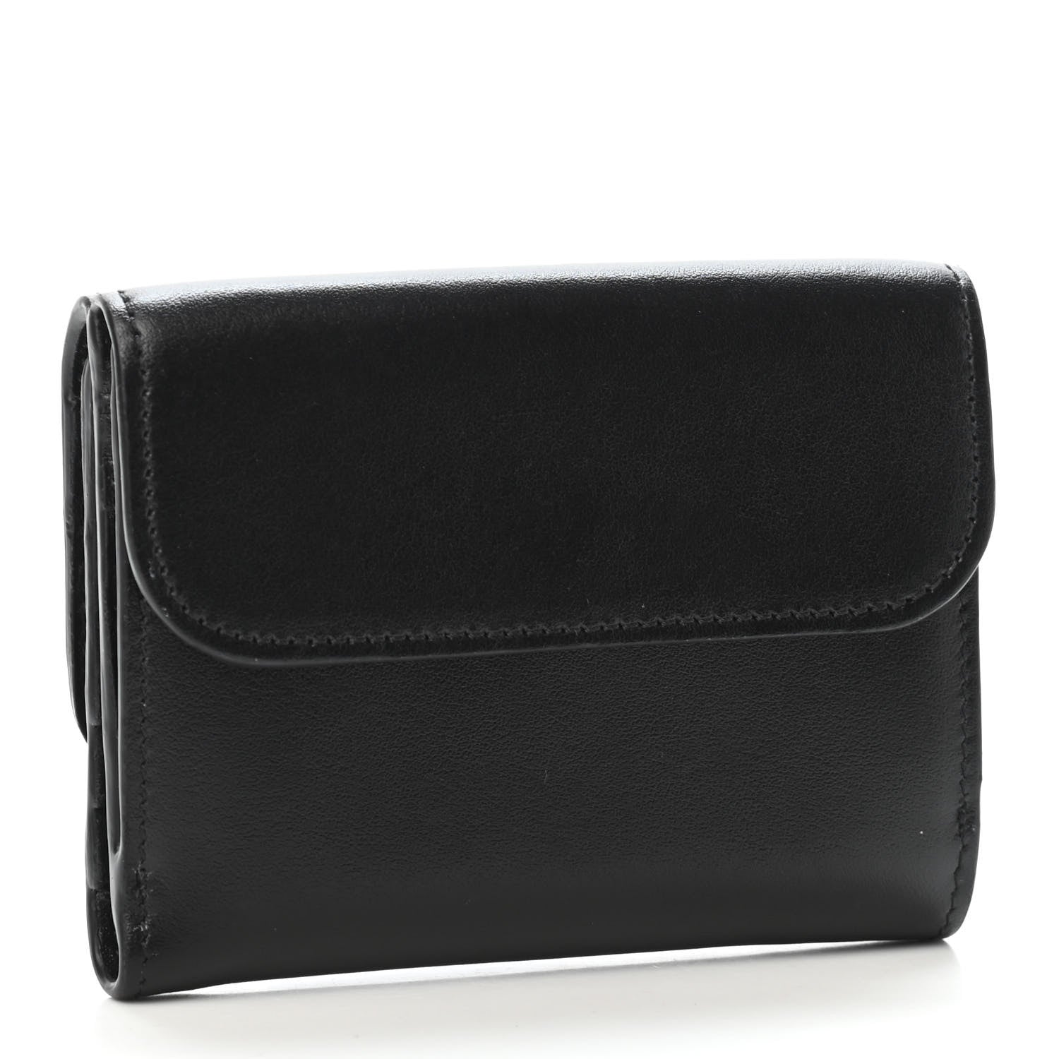 Chloe Shiny Calfskin C Small Wallet Black 4 of 4
