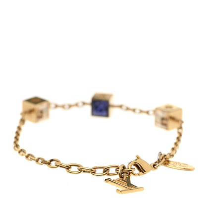 Louis Vuitton Swarovski Gamble Bracelet Azur Gold 3 of 4