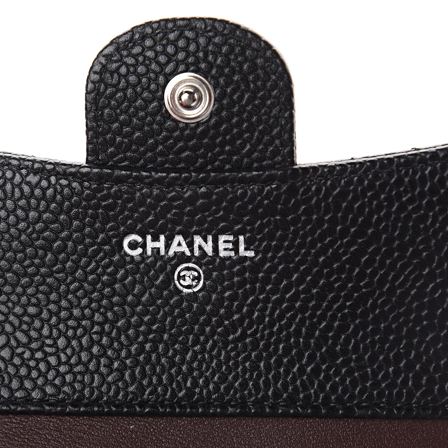 Chanel Caviar Quilted Compact Flap Wallet Black 5 of 7