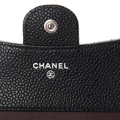 Chanel Caviar Quilted Compact Flap Wallet Black 5 of 7