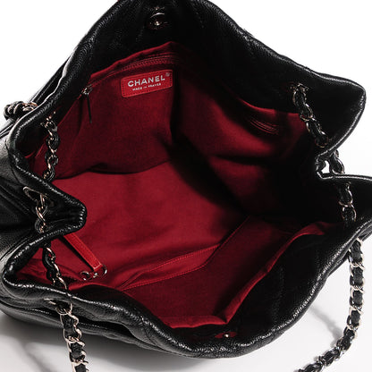 Chanel Caviar CC Timeless Soft Tote Black 5 of 7