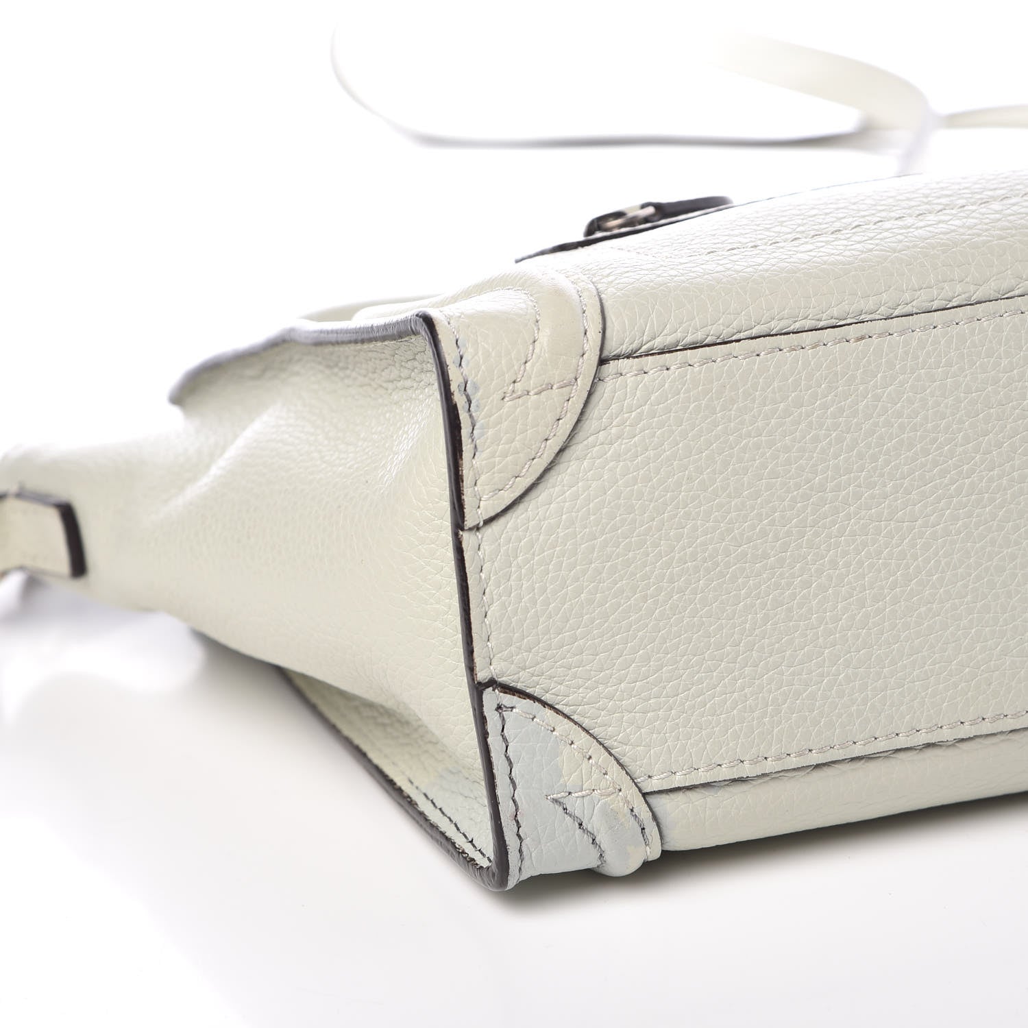 Celine Drummed Calfskin Nano Luggage Lune 13 of 18