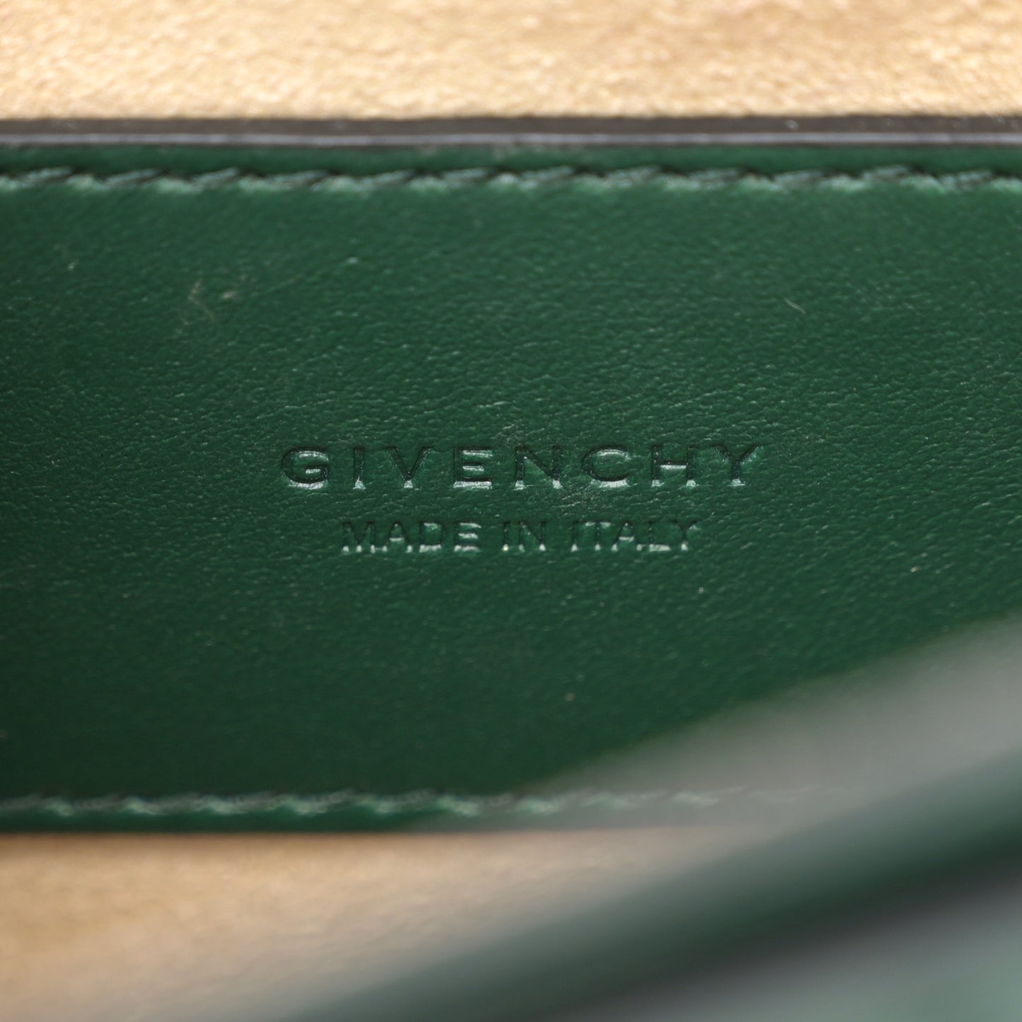 Goatskin Quilted GV3 Mini Pocket Convertible Bag Green Forest