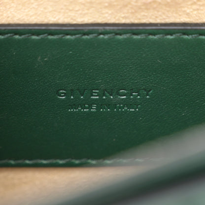 Givenchy Goatskin Quilted GV3 Mini Pocket Convertible Bag Green Forest 6 of 10