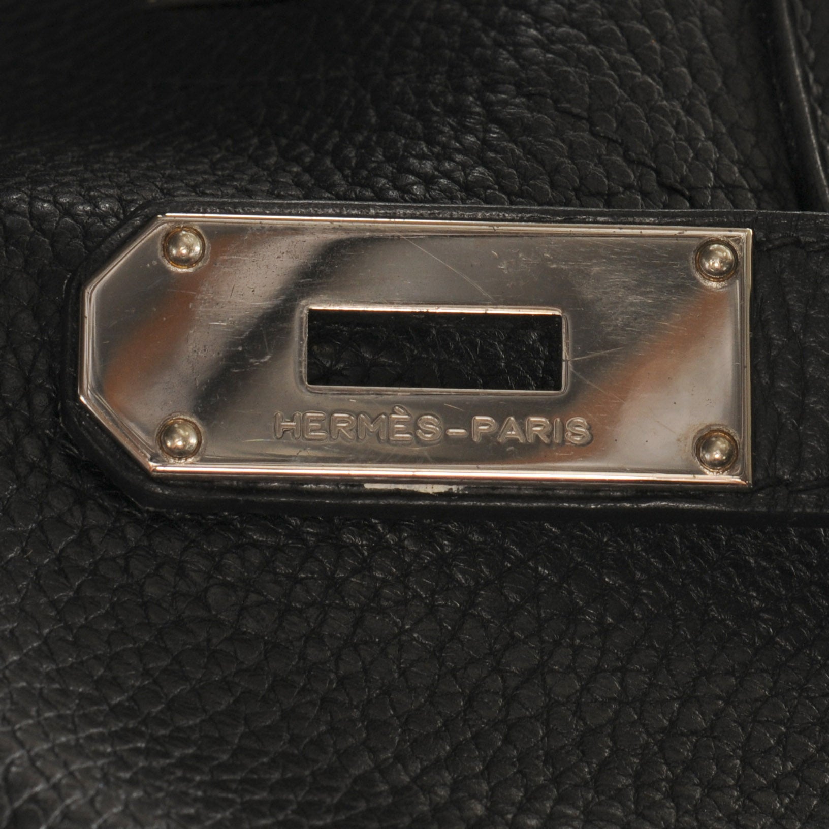Hermes Taurillon Clemence JPG Birkin 42 Black 8 of 9