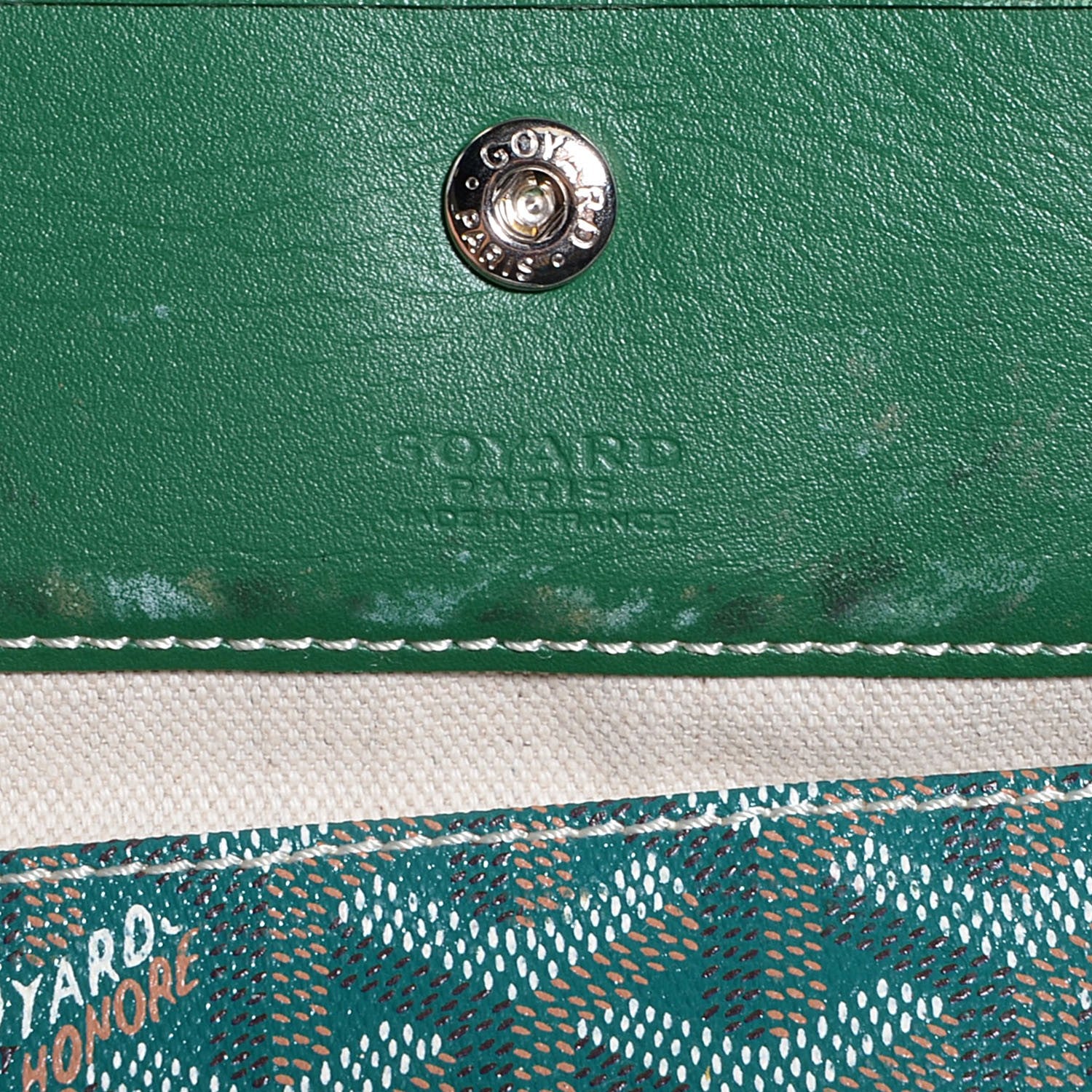 Goyard Goyardine Saint Louis GM Green 8 of 10