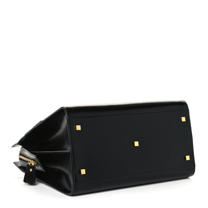 Saint Laurent Shiny Calfskin Large Uptown Tote Black 3 of 15