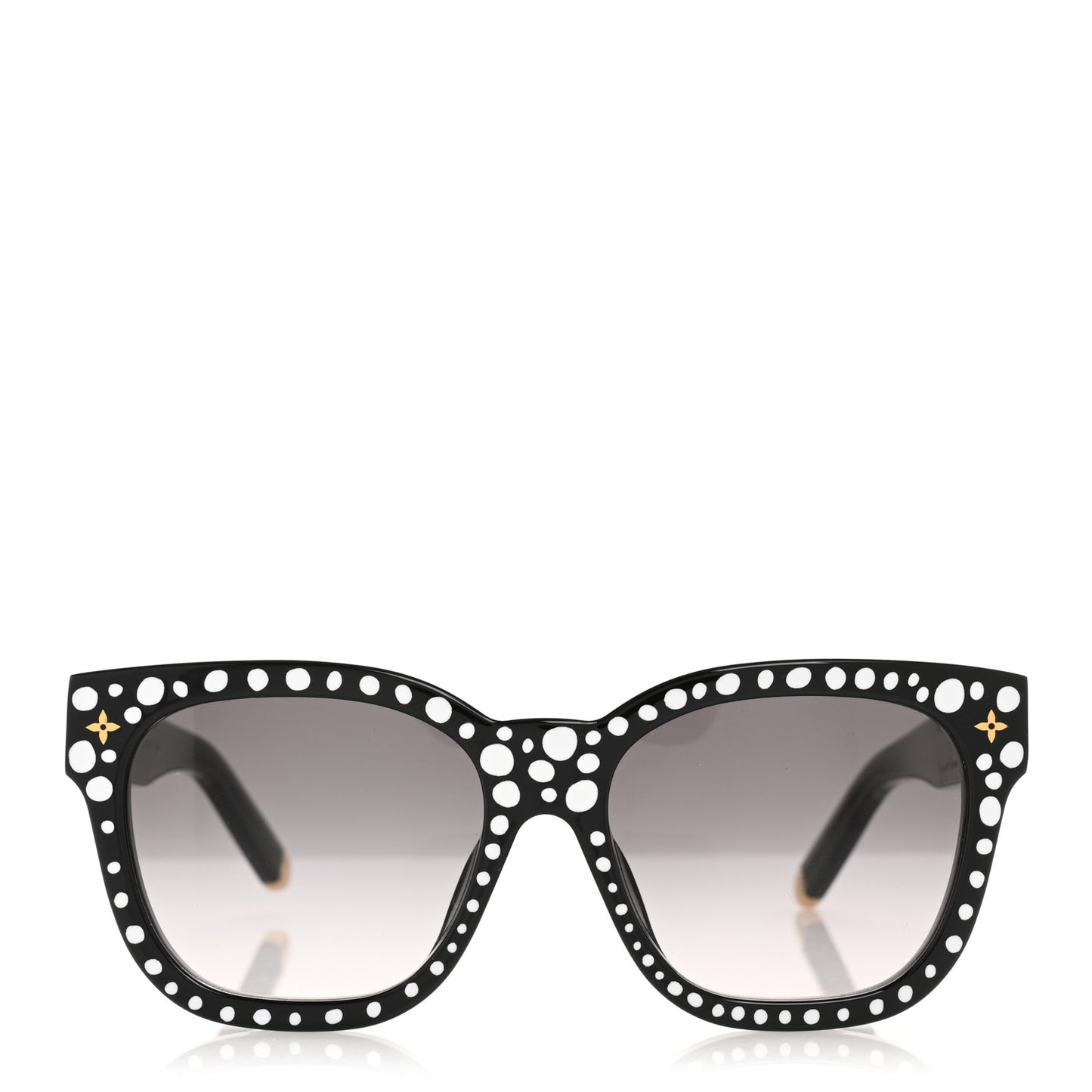 LV X YK Acetate Painted Dots Sunglasses Z1903E Black White