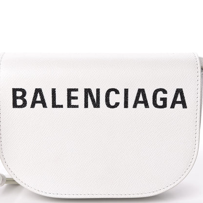 Balenciaga Grained Calfskin Logo Print Ville Day Bag XS White 11 of 18