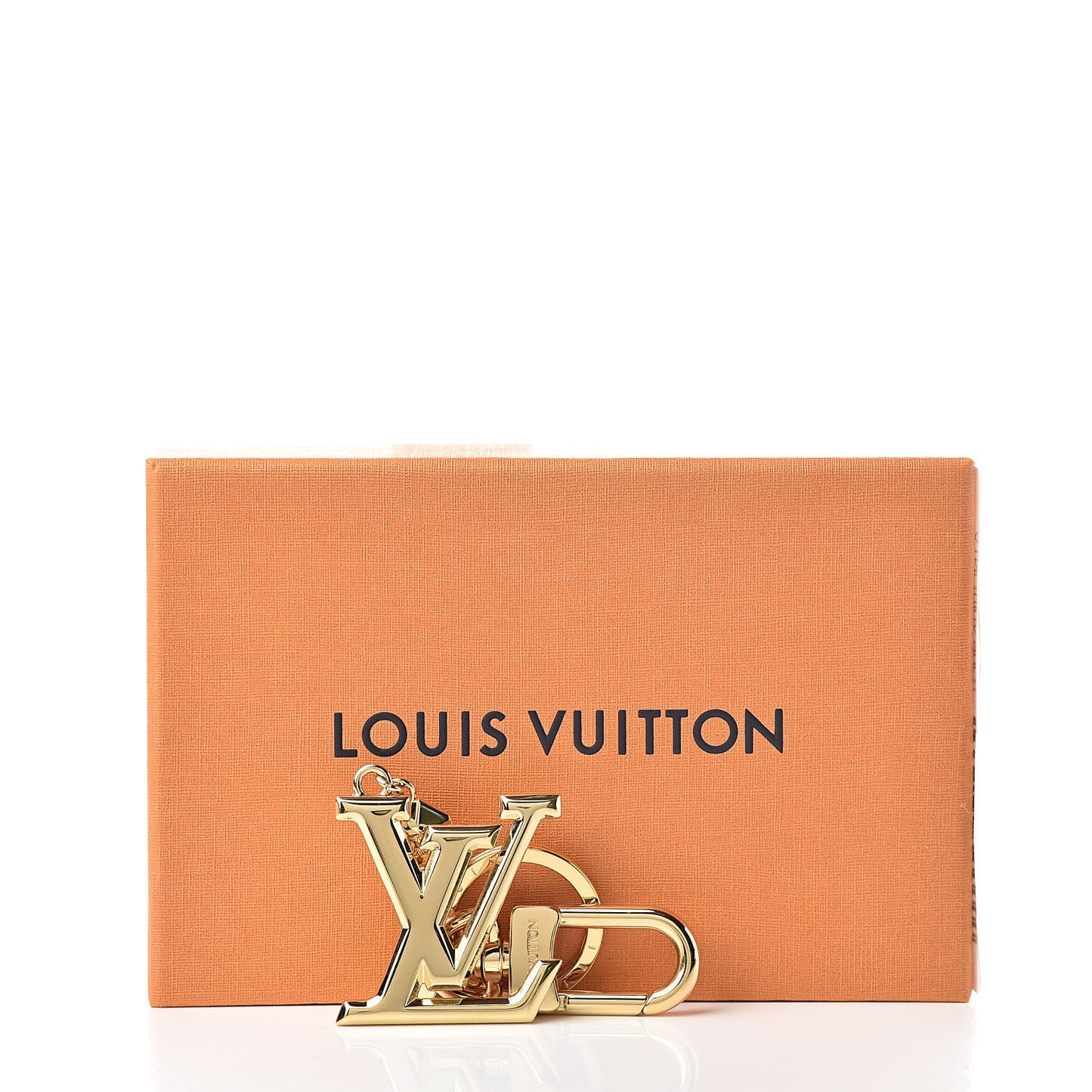 LV Facettes Bag Charm Key Holder Gold
