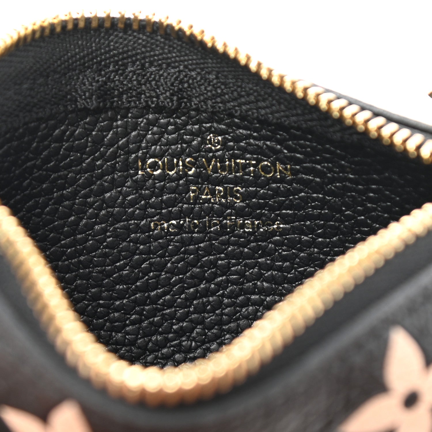 Louis Vuitton Empreinte Monogram Giant Key Pouch Black Beige 6 of 6