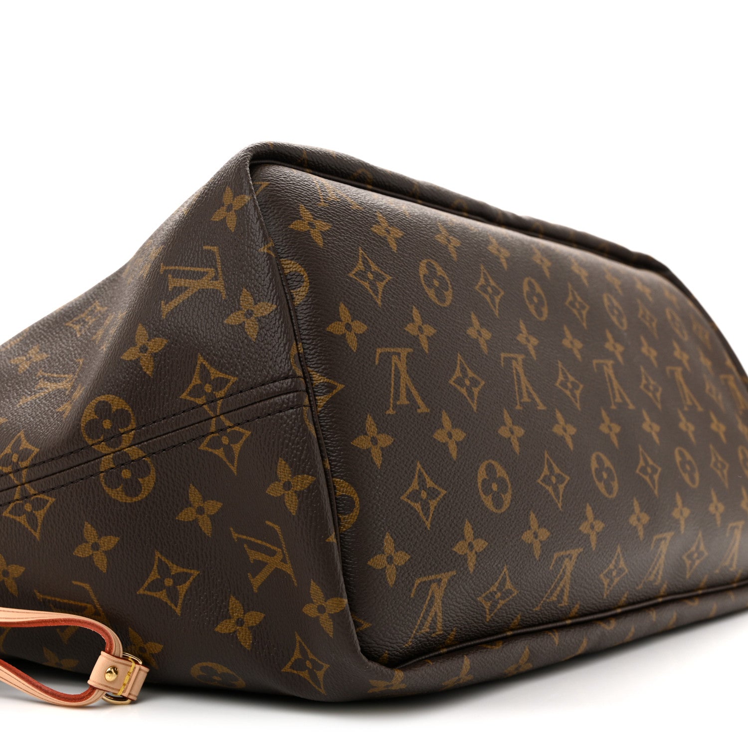 Louis Vuitton Monogram Stamped Inside Out Neverfull Bandouliere GM Beige 9 of 12