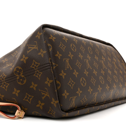 Louis Vuitton Monogram Stamped Inside Out Neverfull Bandouliere GM Beige 9 of 12