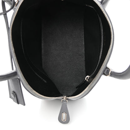 Balenciaga Grained Calfskin S Ville Top Handle Bag Gris Glace 5 of 14